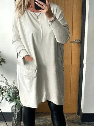 Vêtements pour femmes, robe asiatique confortable et décontractée, version ample pour femmes